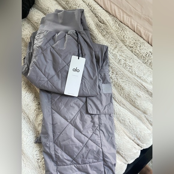 Alo high waisted puffer snow pants - Picture 1 of 6